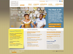 Center for Financial Inclusion: new site Center for Financial Inclusion: new site