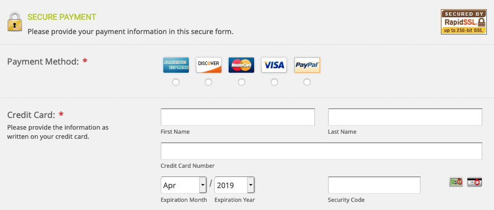 Provide payment options to your donors is a Smart Tip for Increasing Your Donation Page Conversion Rate