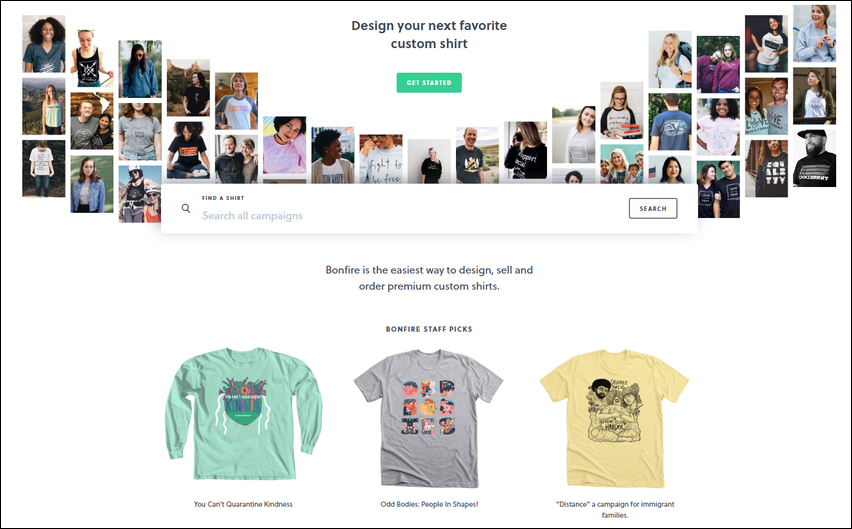 Bonfire is a free fundraising software platform for selling merchandise. Bonfire is a free fundraising software platform for selling merchandise.
