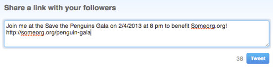 Twitter example for Soapbox Events