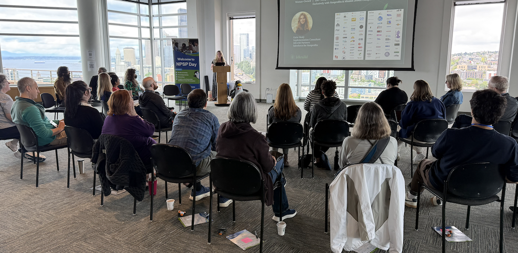 NPSP Day Seattle nonprofit Salesforce community at the Panoramic Center